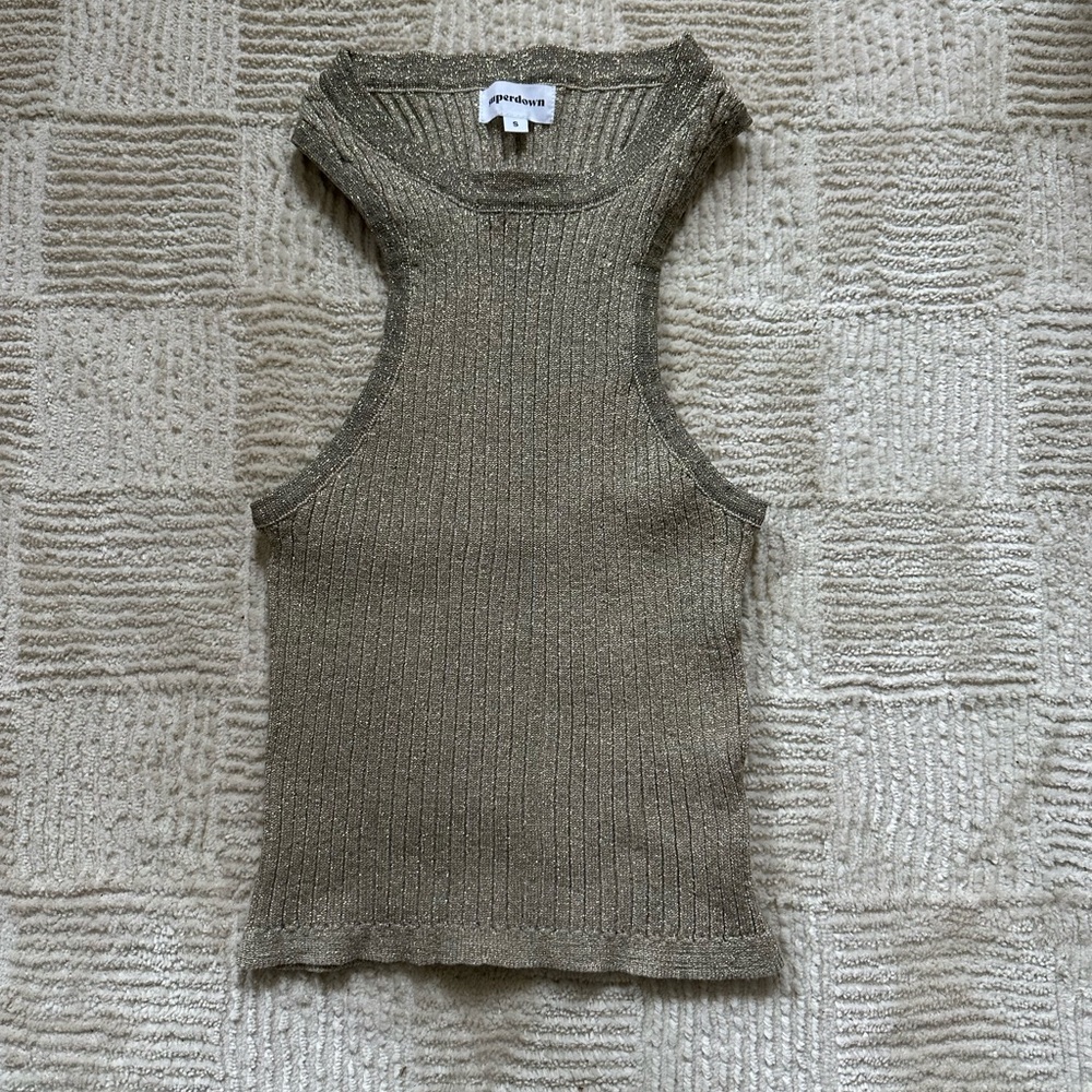 Superdown Sonya Ribbed Sweater Tank - Picture 3 of 4